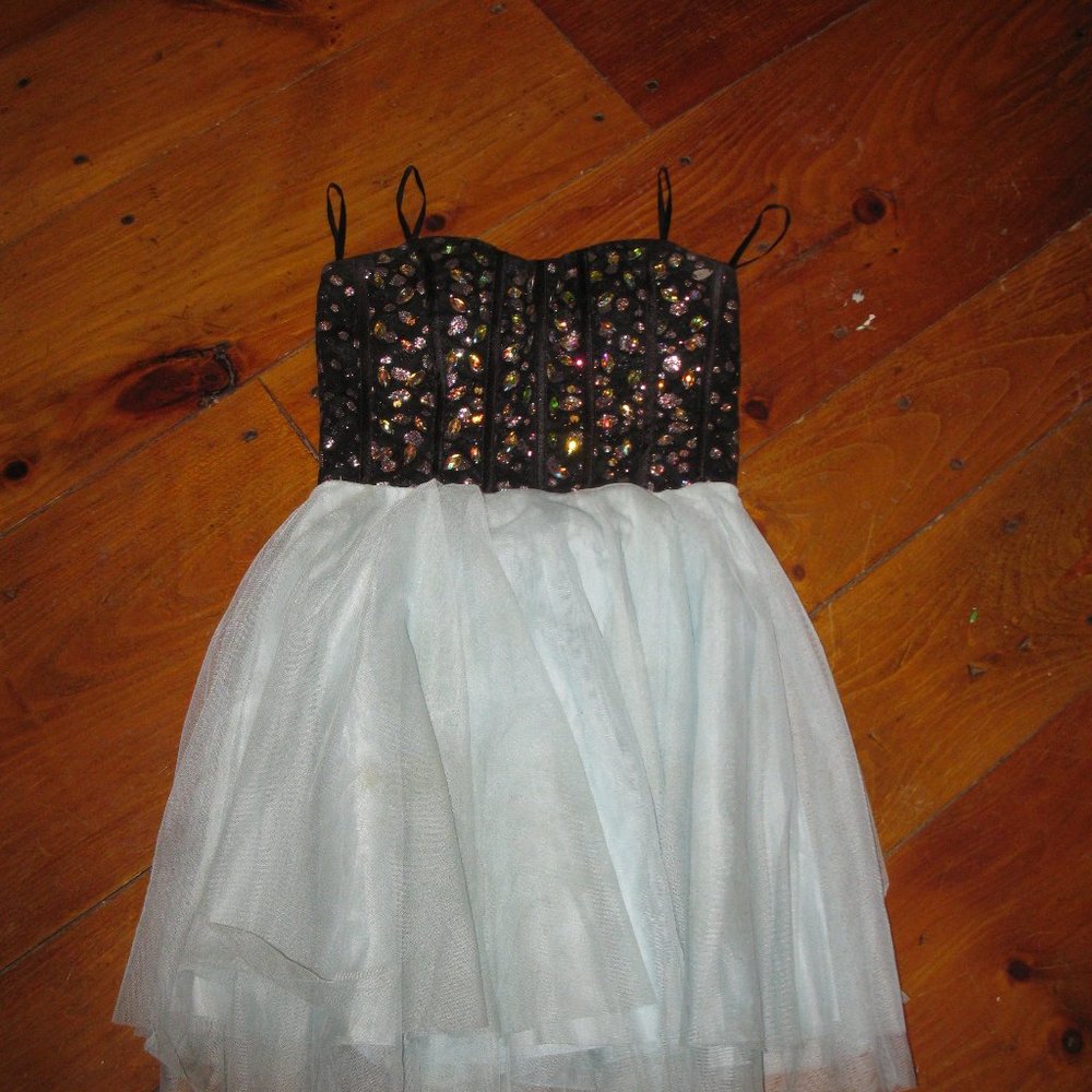 Nights by Teezeme strapless party dress